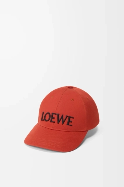 Loewe Кепка из хлопка, красный