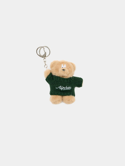 Брелок Alpha Industries «Alpha Bear Keychain» мишка (бежевый - tan) — вид спереди