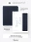 Чехол книжка для iPad Pro 11" M4 Gurdini Milano Series Midnight Blue