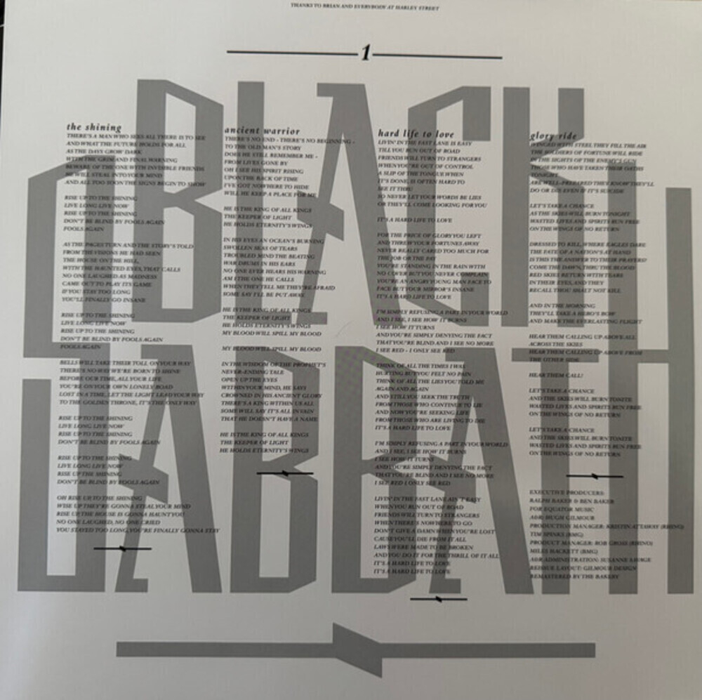 Black Sabbath / The Eternal Idol (Coloured Vinyl)(LP)