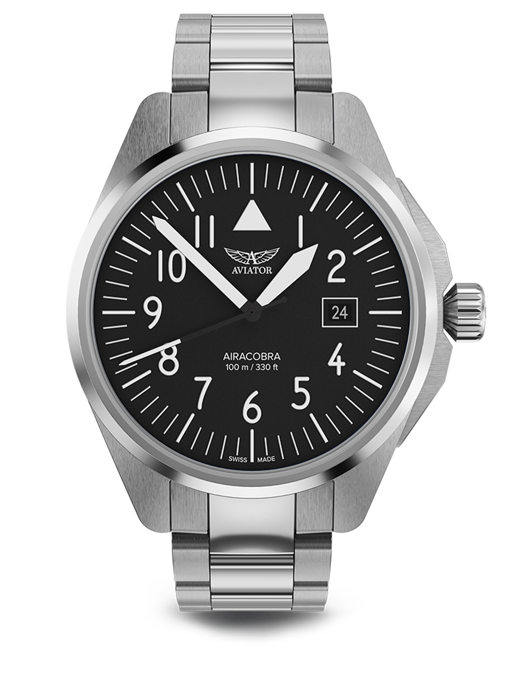 Чаcы кварцевые AVIATOR AIRACOBRA TYPE A V.1.38.0.315.5 мужские
