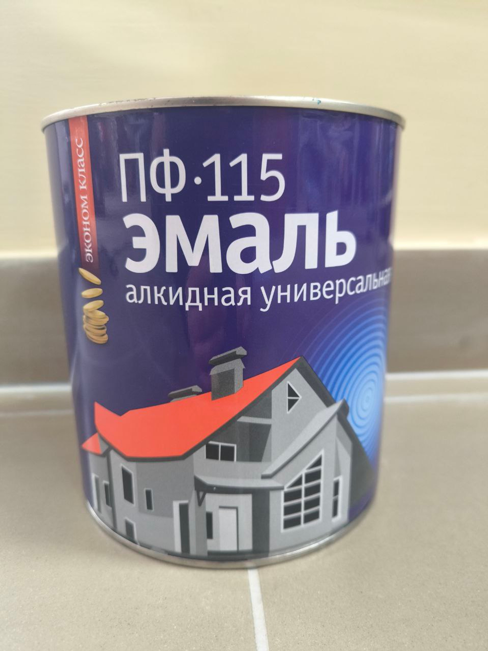 Эмаль алкидная универсальная ПФ-115 желтая 2,5кг