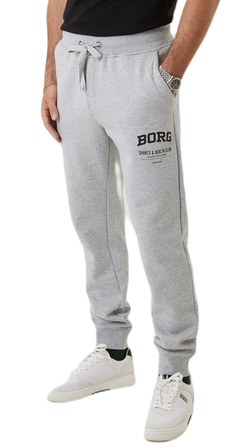 Мужские теннисные штаны Björn Borg Sthlm Tapered Pants - light gray melange