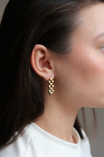 Серьги цепи длинные gold