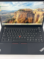 Ноутбук Lenovo ThinkPad T14 Gen 1 (20S1S91W02) 14"/Intel Core i5-10310U/RAM 8GB/256GB SSD/Intel UHD Graphics/1920x1080 IPS/Windows 11/Подсветка кл-ры:LED/Цвет: чёрный. Состояние: Уценка/небольшой след. на матрице от клавиатуры