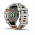Garmin Fenix 7 Pro Sapphire Solar титановый серый с серо-оранжевым ремешком