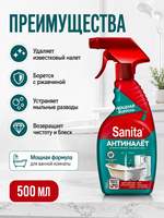 Чистящее средство антиналет и антиржавчина Sanita 500мл