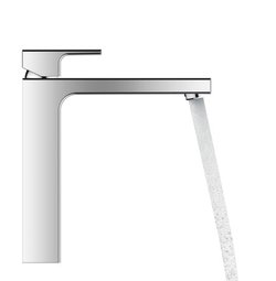 Смеситель для раковины Hansgrohe Vernis Shape однорычажный, 190 со сливным матовый чёрный 71562670