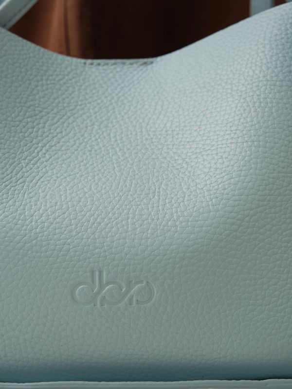 Кожаная сумка Alba DBR 30987 светло-голубой