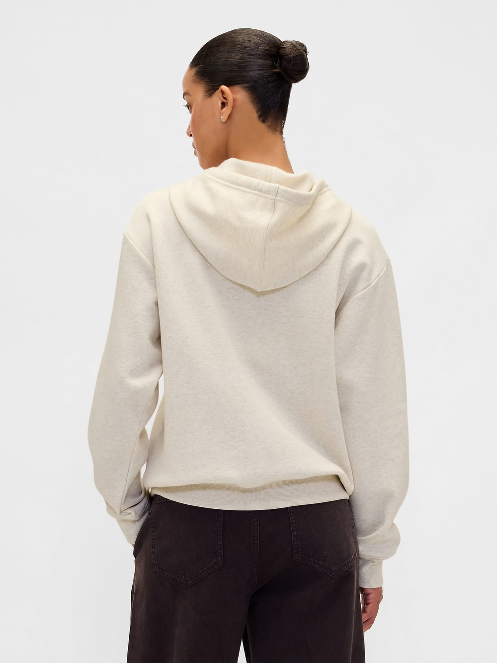 Толстовка на молнии из Fleece свободного кроя с логотипом - GAP