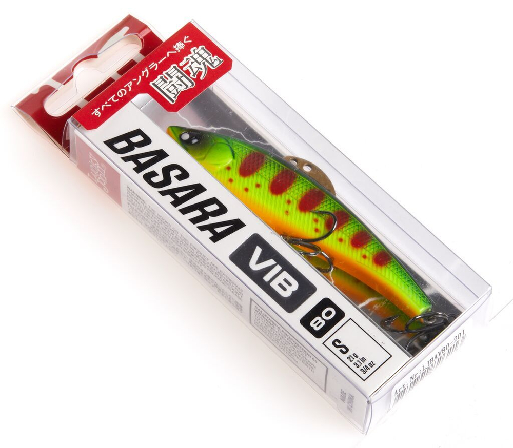 Воблер тонущий вертикальный LJ Pro Series BASARA VIB S 80.00/201
