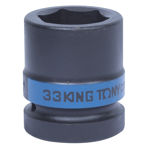 KING TONY (853533M) Головка торцевая ударная шестигранная 1", 33 мм