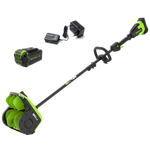 Аккумуляторная снегоуборочная лопата Greenworks GD40SS2 Арт. 2603107UG, 40V, 30 см, с регулируемым направлением выброса, бесщеточный, с 1хАКБ 5 Ач и ЗУ