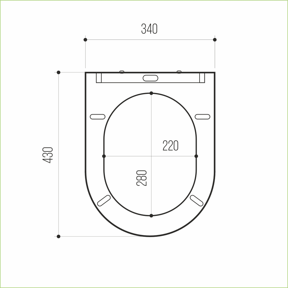 Сиденье для унитаза  WAVE СТАР/STAR полипропилен, микролифт БЕЛЫЙ