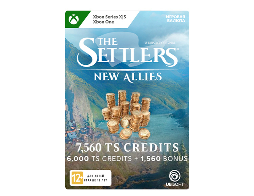 Игровая валюта The Settlers: New Allies: 7560 Credits Pack (цифровая версия) (Xbox One + Xbox Series X|S) (RU)