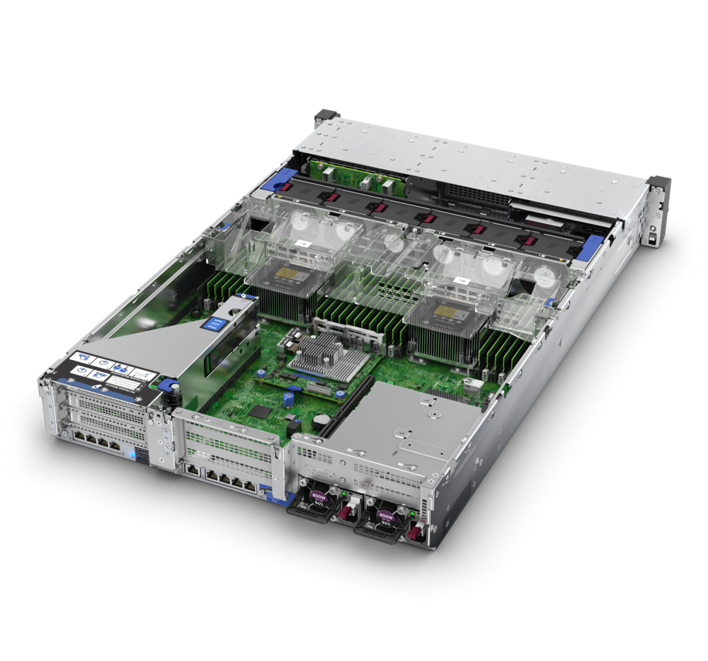 Стоечный сервер - HP Enterprise ProLiant DL380  Gen10, 2U, 8x 3.5“, 1x Xeon[3204] 6 Cores, 16Gb, P20182-B21