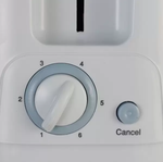 Тостер Maxwell MW-1501 — 800Вт, 2 тоста, 6 уровней, автоподъем, съемный поддон, белый
