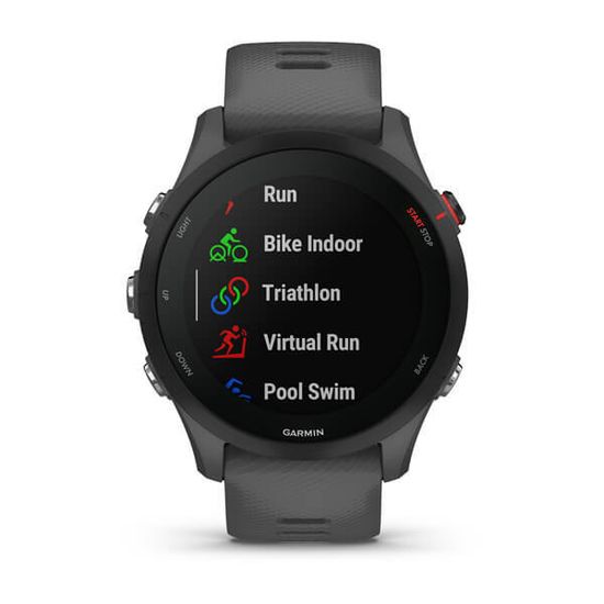 Смарт часы Forerunner 255 темно-серые 010-02641-10