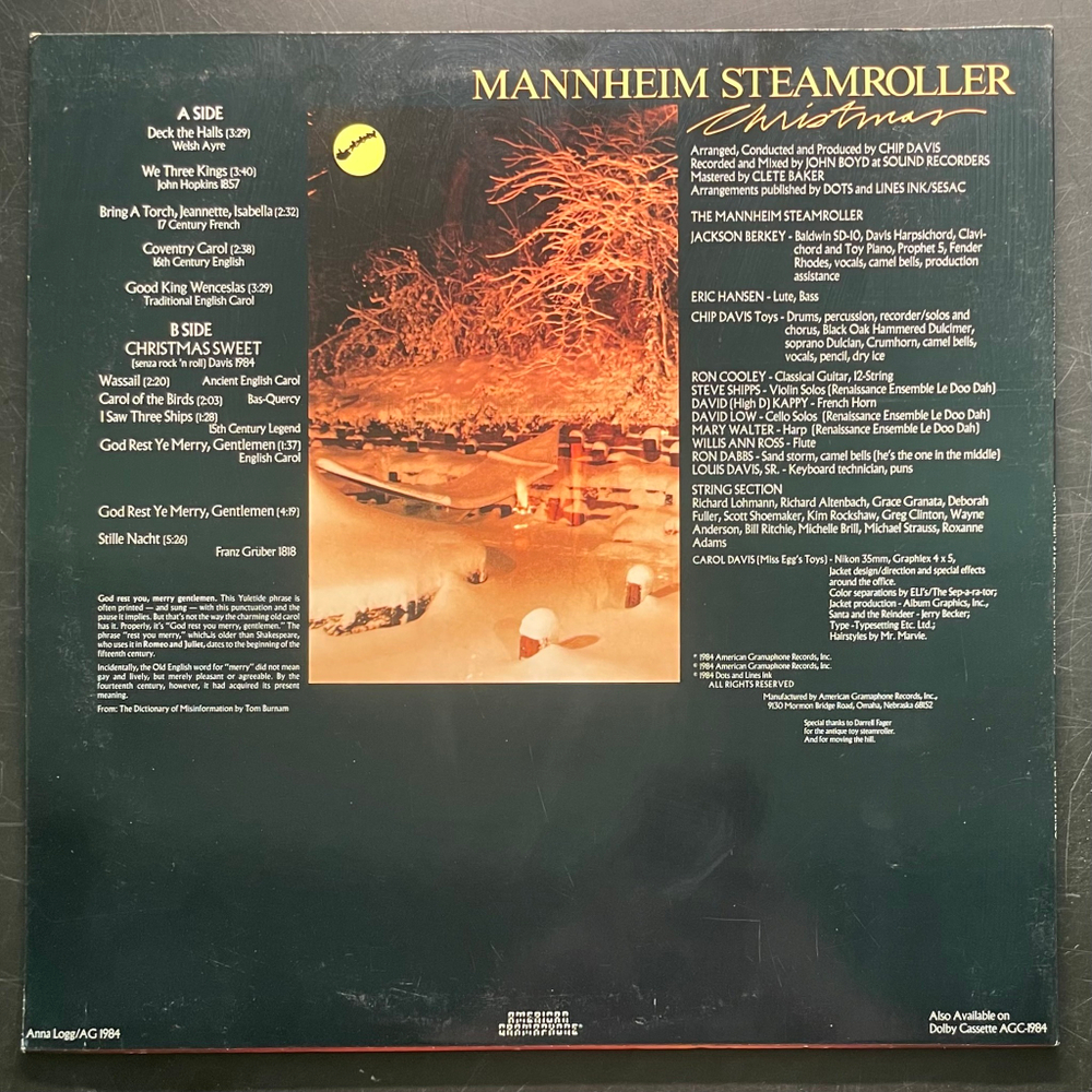 Mannheim Steamroller ‎– Christmas (США 1984г.)
