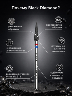 Алмазное пламя BLACK DIAMOND 2.3 мм (Среднее)