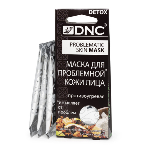 Маска для лица DNC для проблемной кожи, противоугревая 15 мл