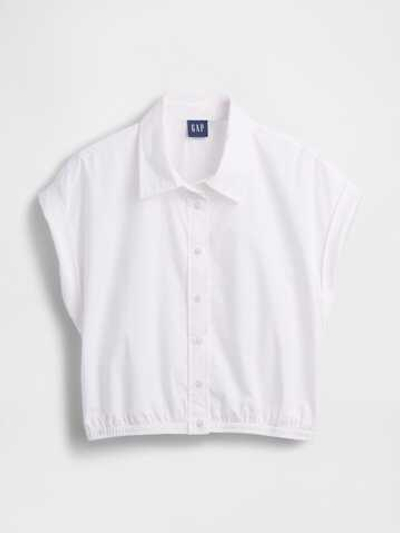 Укороченная блузка из Poplin с короткими рукавами - GAP