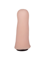 Пояс-трусики Soft-Dolli с 2 насадками - 18 см. (Цвет: телесный с черным)