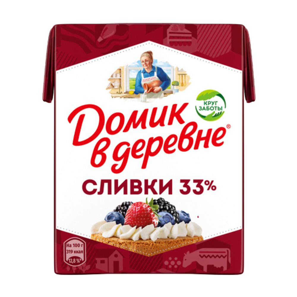 Сливки ДвД 33% 200г