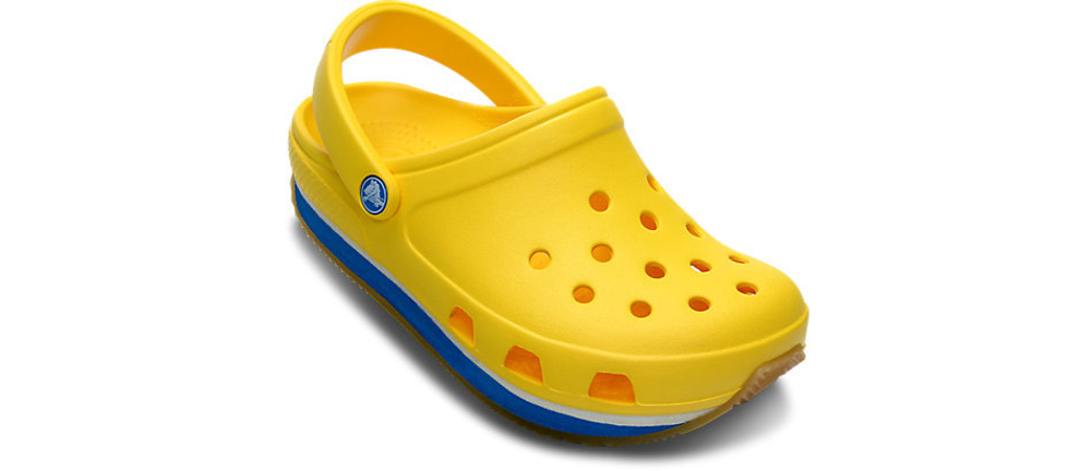 Сабо Kids Crocs Retro Clog Yellow / Ocean