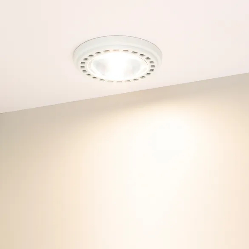 Лампа AR111-UNIT-G53-15W- Day4000 (WH, 24 deg, 12V) (Arlight, Металл) 026886
