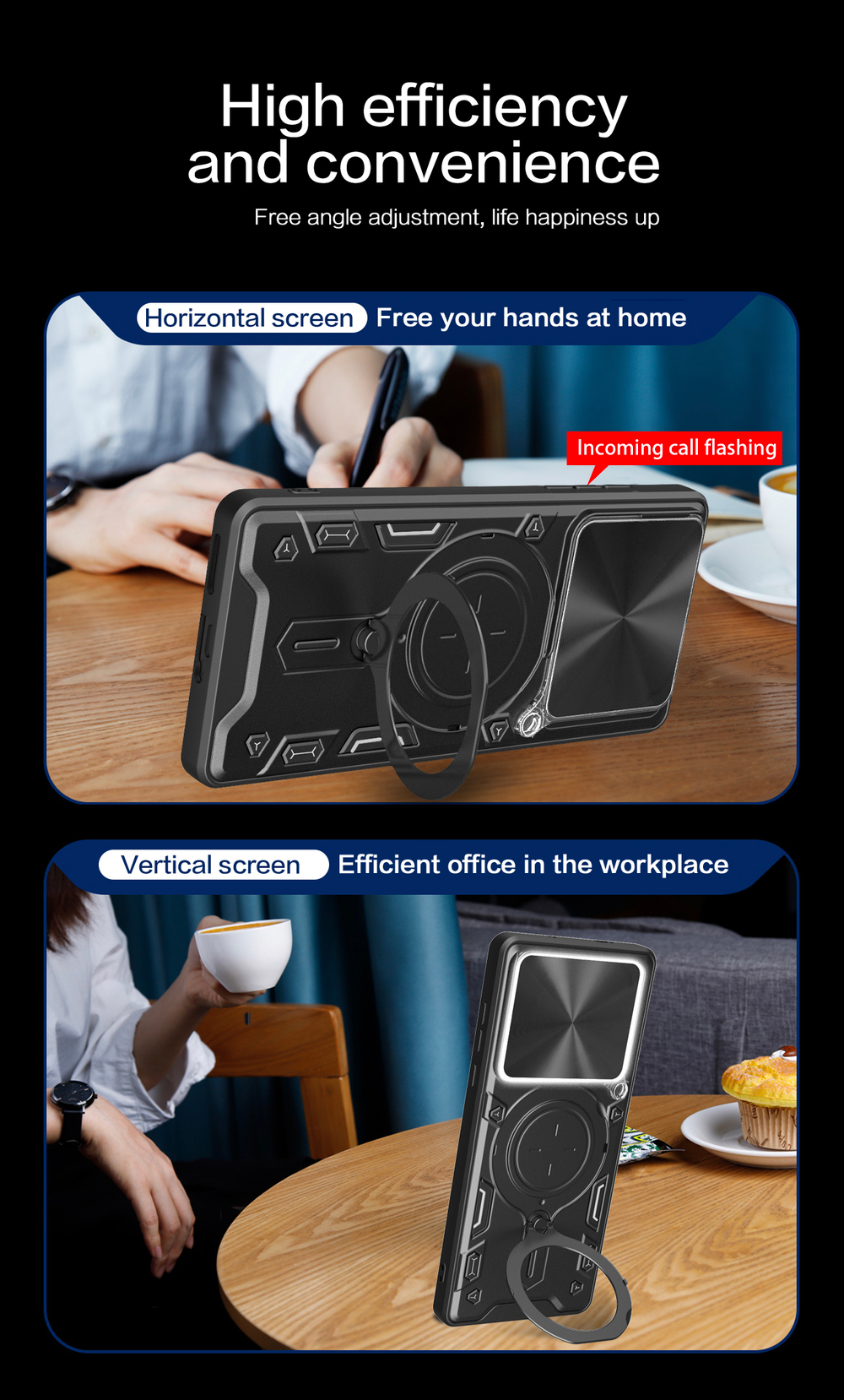 Чехол с кольцом Big Ring Case для Xiaomi 14T