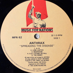 Anthrax ‎– Spreading The Disease (Франция 1985г.)