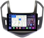 Магнитола для Chevrolet Cruze 1 2012-2015 (рамка черная) - FarCar S500-TS10 монитор 9.5" QLED на Android 14, Быстрая, CarPlay, 4G SIM-слот