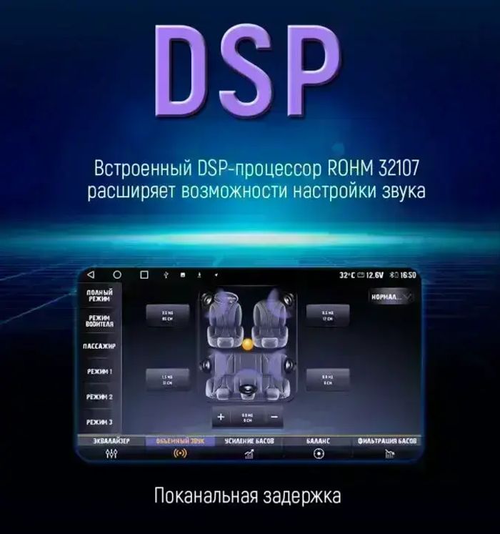 Магнитола для Mercedes-Benz Sprinter W907 2018-2024 (low) - Kuberg SF-1021 QLed, Android 13, Быстрейшая, CarPlay, SIM-слот