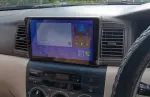 Магнитола для Toyota Corolla 120 2000-2007 (рамка бежевая с воздуховодами) - Teyes CC2 PLUS монитор 9" QLED, Android 10, Быстрая, SIM-слот