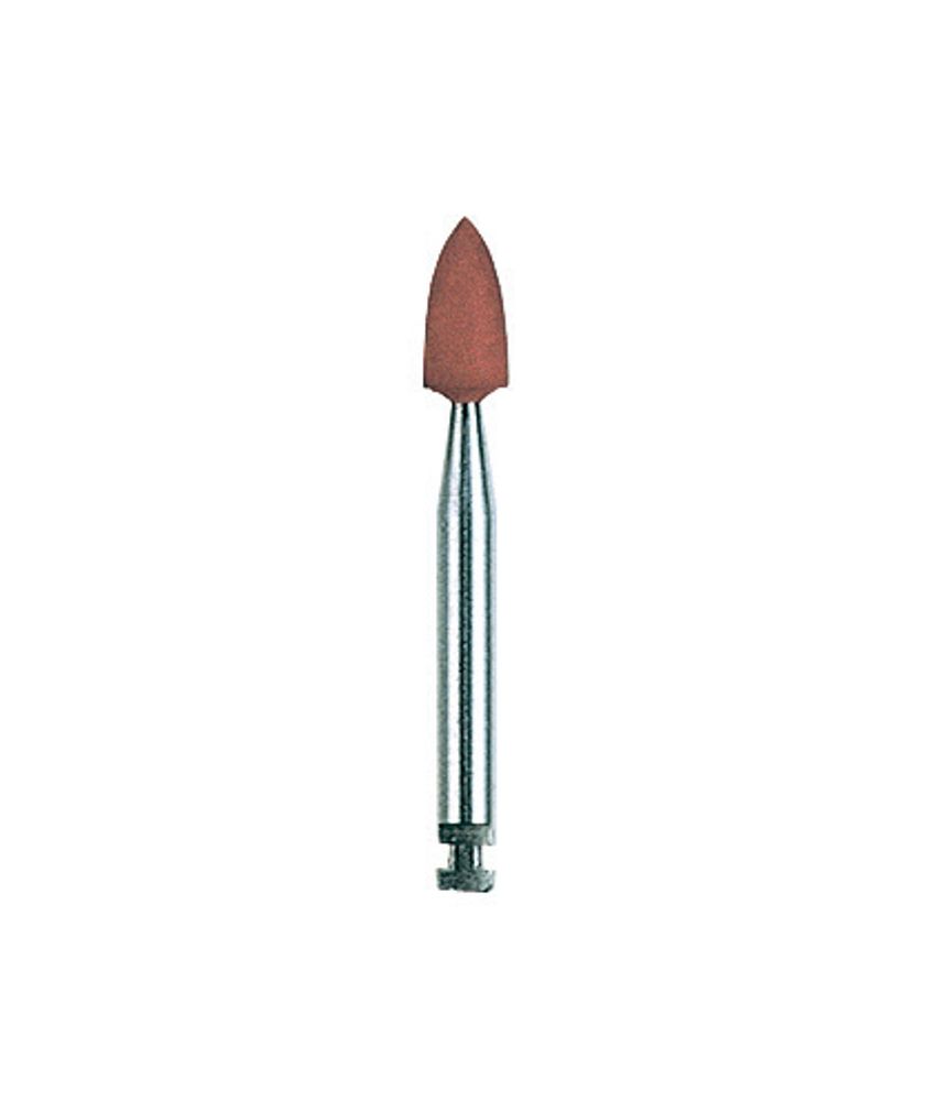 EDENTA 0033RA-12 Полир для благородных сплавов Alphaflex RA, d 3 мм, цвет коричневый, форма граната