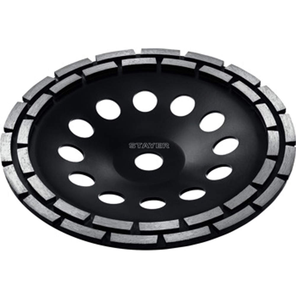 Чашка двухрядная алмазная Double d 230 мм STAYER 33381-230_z02