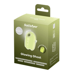 Светящийся вакуумный стимулятор Satisfyer Glowing Ghost, желтый