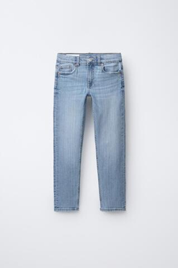 ZARA ДЖИНСЫ SKINNY, ГОЛУБОЙ