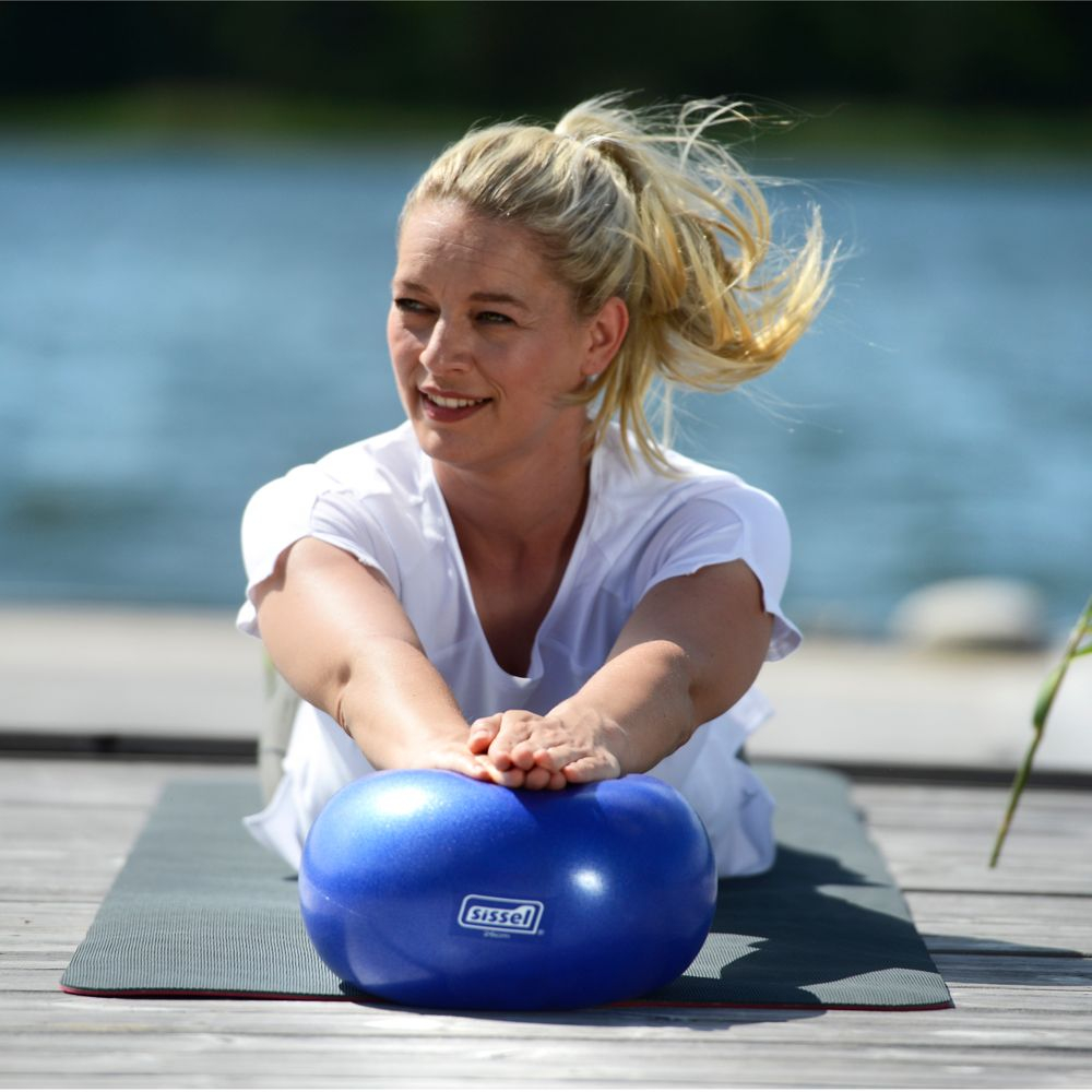 Пилатес-мяч SISSEL Pilates Soft Ball диаметр 22 см, синий