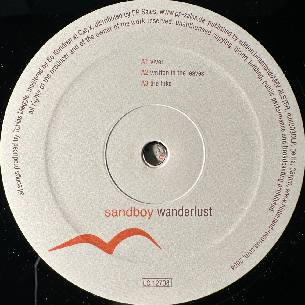 Sandboy ‎– Wanderlust 2LP (Германия 2004г.)