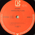 The Doors ‎– Absolutely Live 2LP (Германия)
