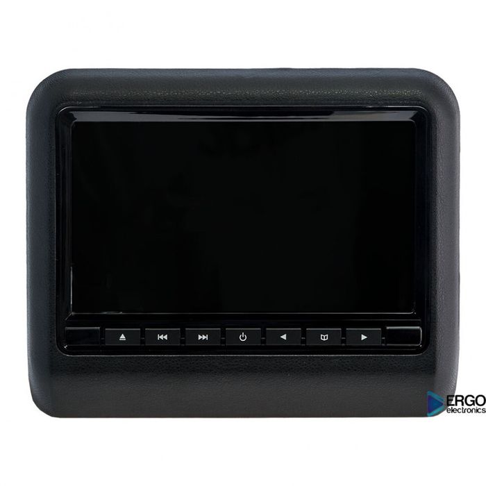 Монитор на подголовник - ERGO ER10L с LCD экраном 10” (800x480, с DVD) черный