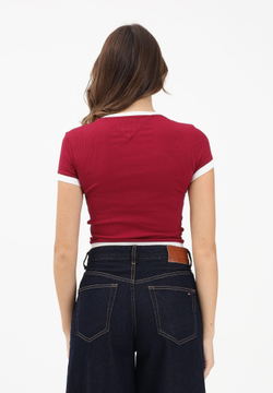 Футболка женская TOMMY JEANS SLIM SH BADGE SS RIB EXT