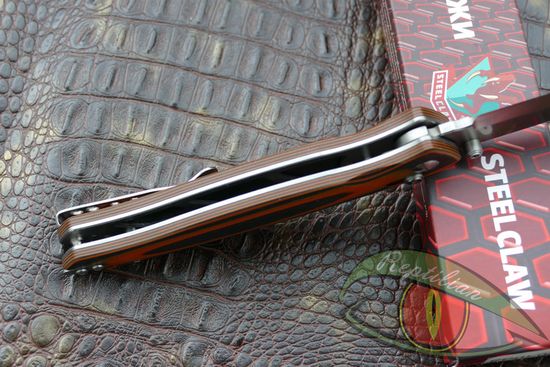 Складной нож Steelclaw ЁРШ-01 c клинком из стали D2, рукоять G10