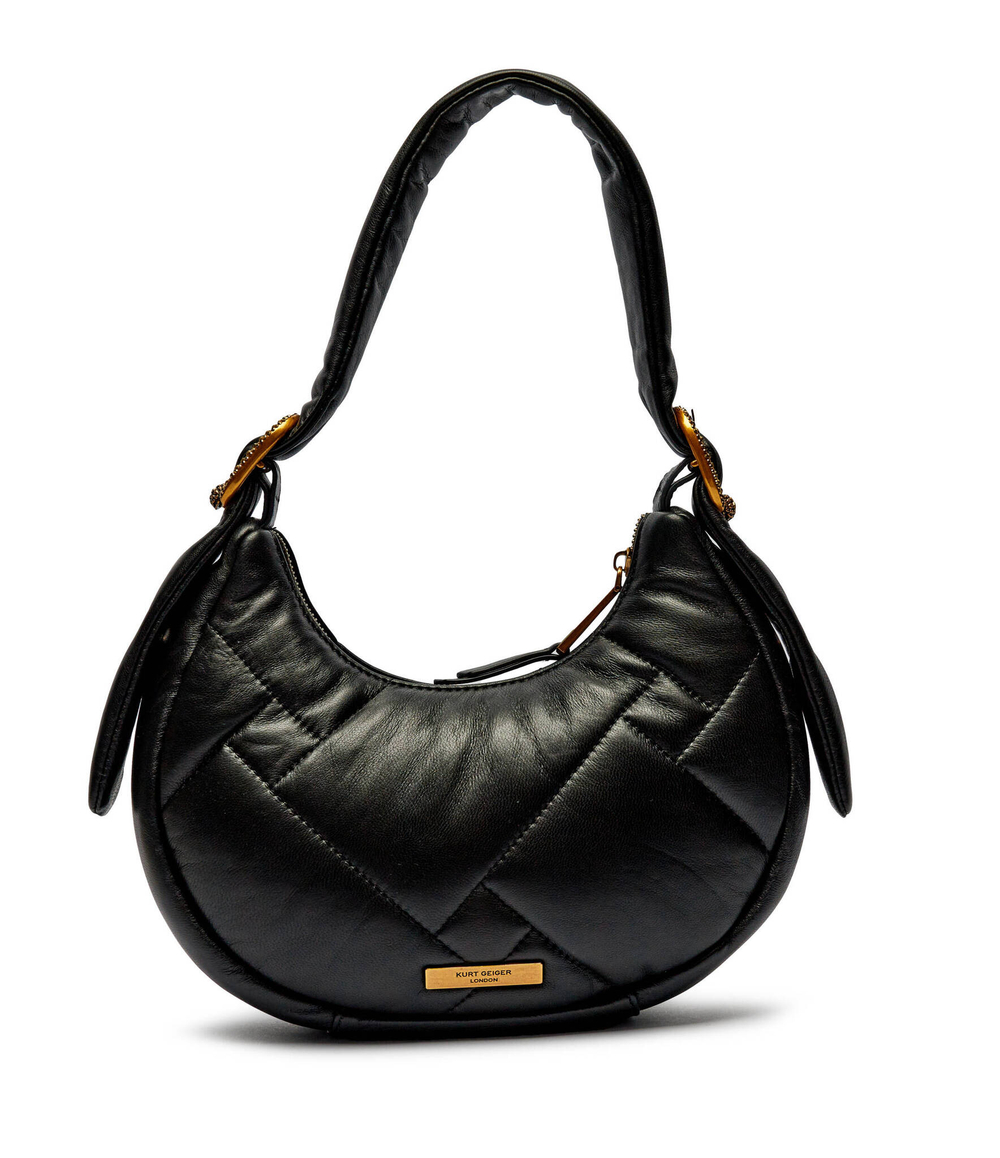 Кожаная сумка хобо kensington puff Kurt Geiger - черный(2711400109)
