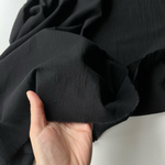 Хлопок "под Лён" Черный