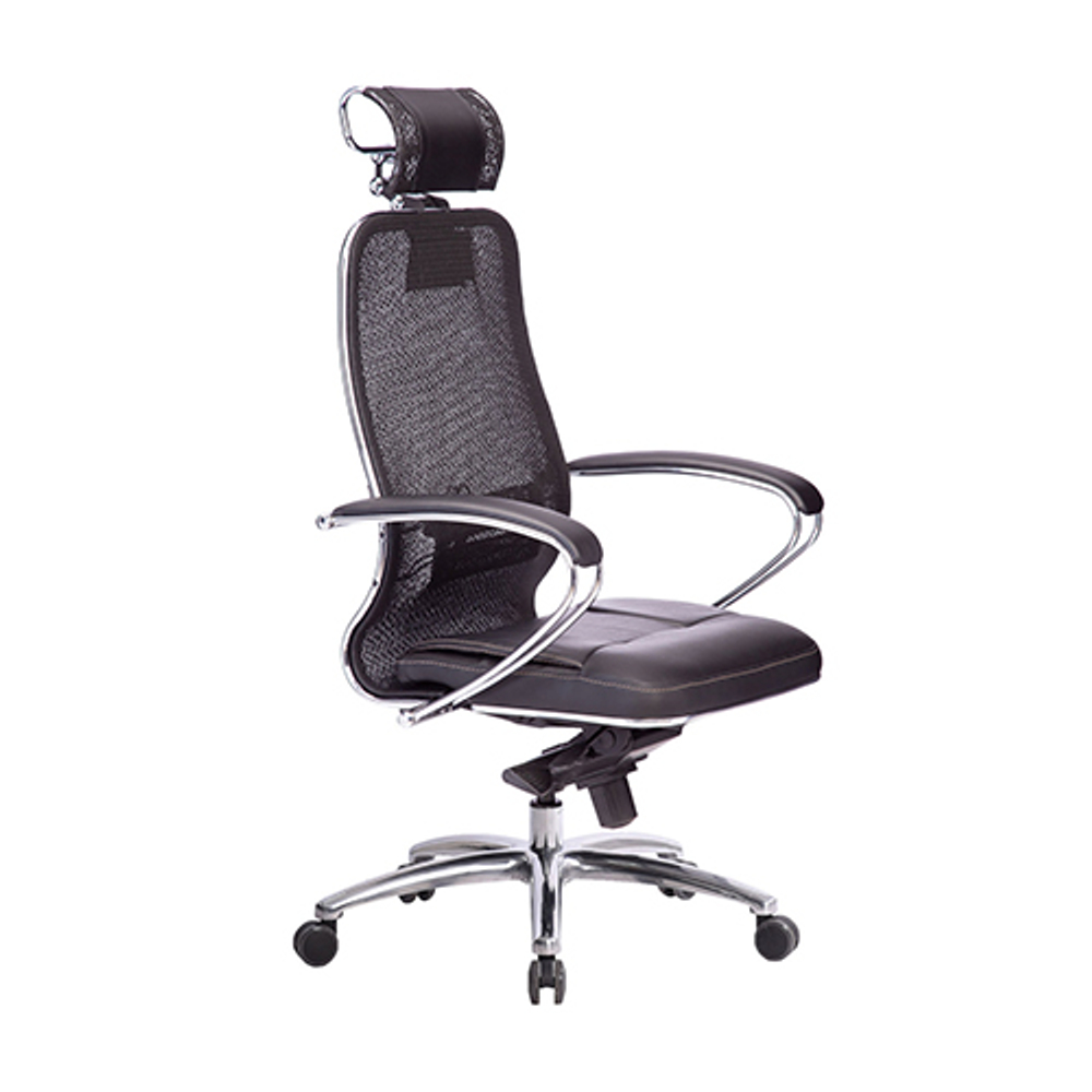 Офисное кресло Metta Samurai SL-2.04 Infinity Easy Clean, Черный ПЛЮС