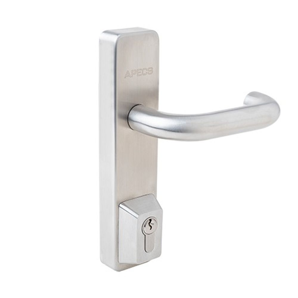 Ручка накладная с фиксацией APECS HF-008-INOX/304 нержавейка