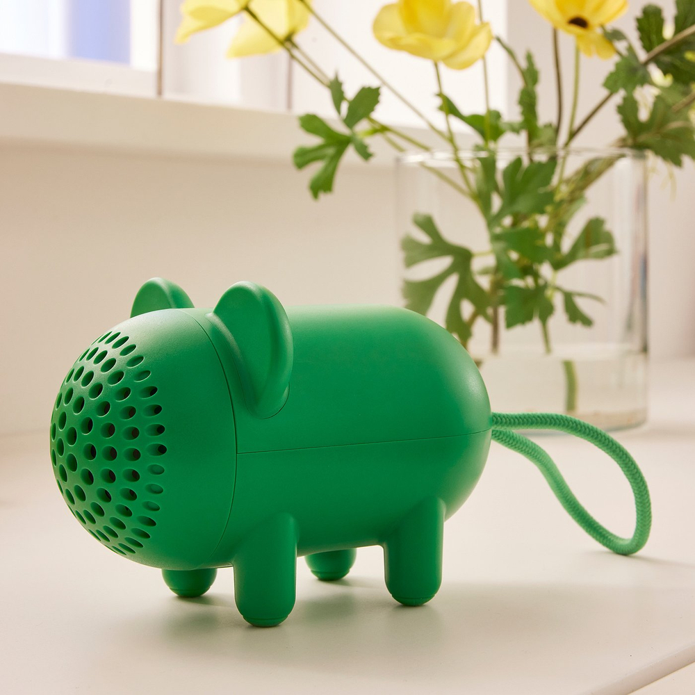 IKEA GREJSIMOJS  (ИКЕА ГРЕЙСИМОЙС)  -  Портативная Bluetooth-колонка - мышь/зелёная